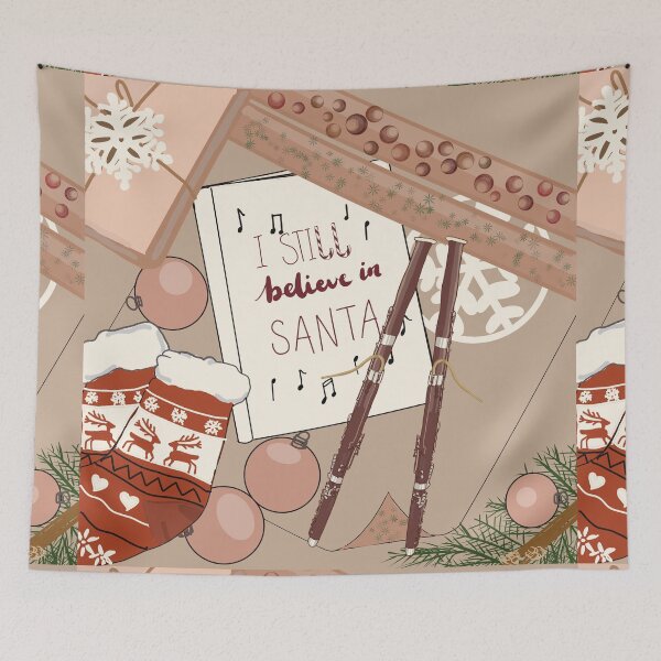 Item preview, I still believe in Santa - double bassoon - red designed and sold by ElmLenonn.