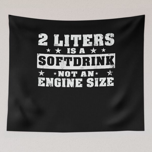 Item preview, 2 liter soft drink engine size Funny V8 displacement gift designed and sold by Renergie.