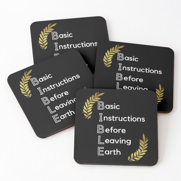 Item preview, B I B L E- Basic instruction before leaving the earth! Read your Bible and prepare designed and sold by DaughterofYah.