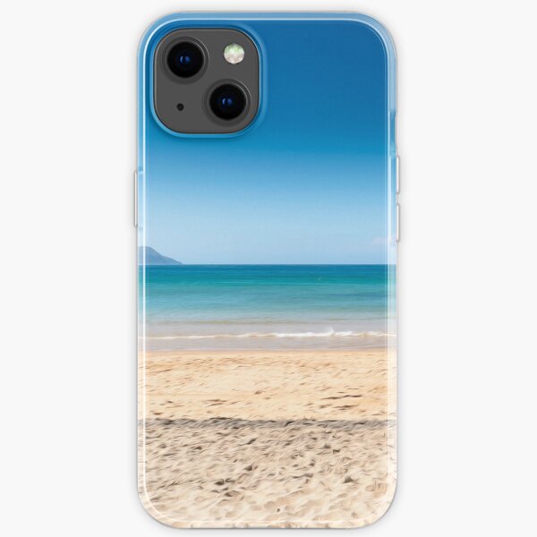 Terrigal Beach Painting, Central Coast Australia iPhone Soft Case