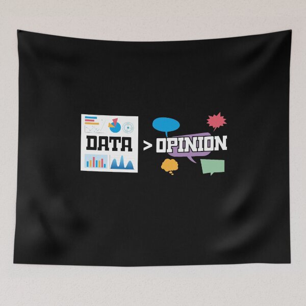 Item preview, Data  is Greater than Opinion Analyst and Data Science Gift  designed and sold by Rzelemenz.