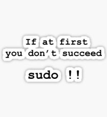 sudo Sticker