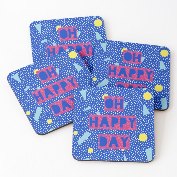 Item preview, Oh Happy Day! (Blue) designed and sold by flockadoodle.