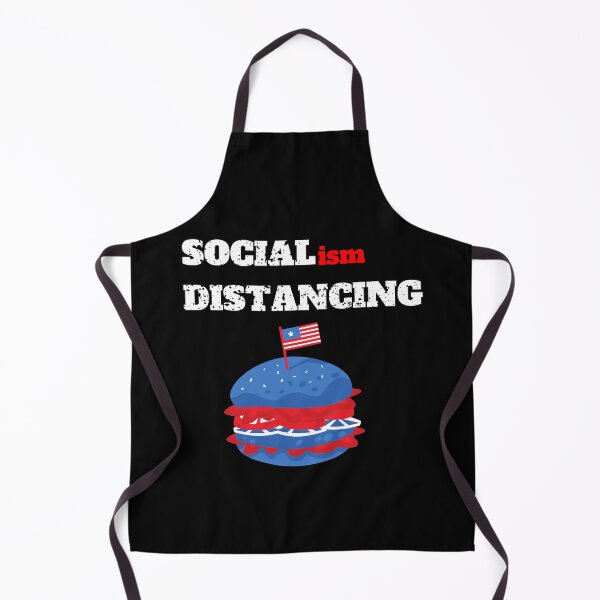 Item preview, SOCIALISM DISTANCING , Anti Socialism , Funny Social Distancing designed and sold by BECOOOL.