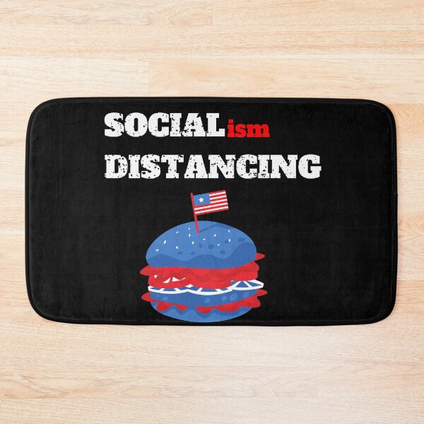 Item preview, SOCIALISM DISTANCING , Anti Socialism , Funny Social Distancing designed and sold by BECOOOL.
