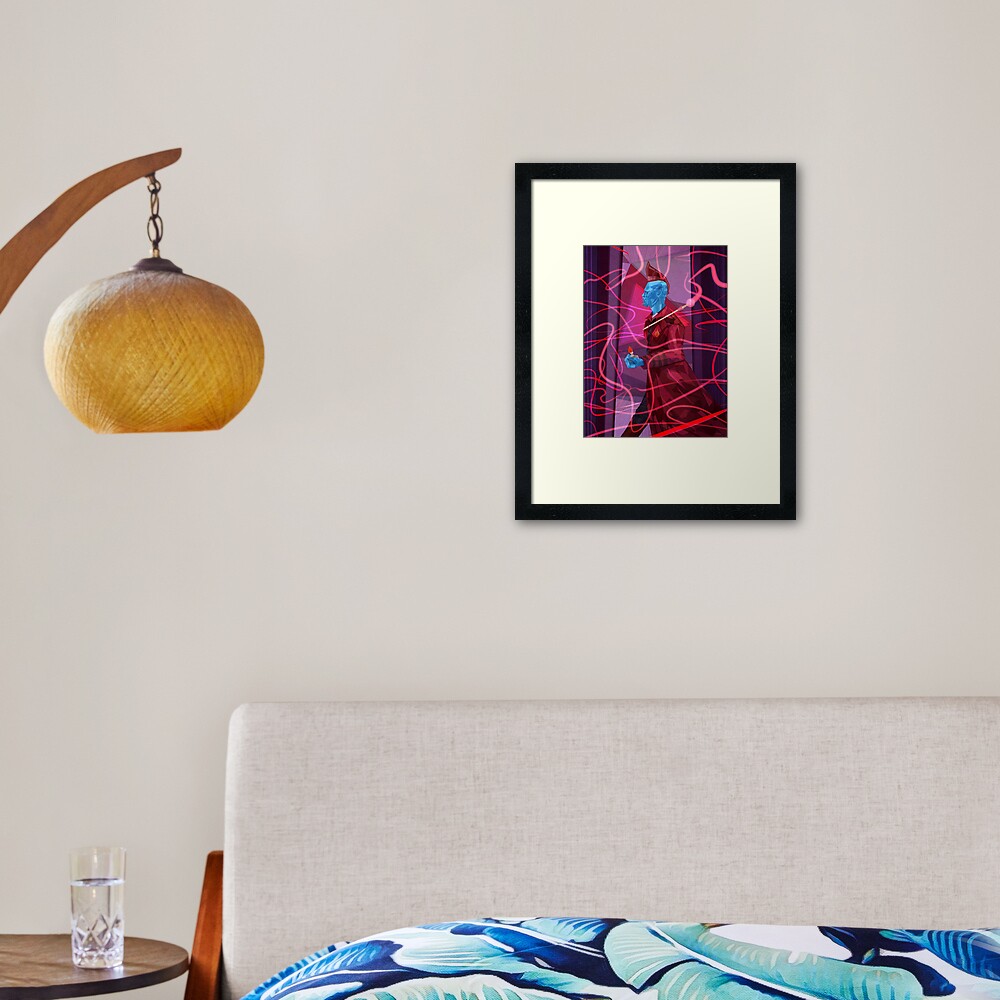 Item preview, Framed Art Print designed and sold by modHero.