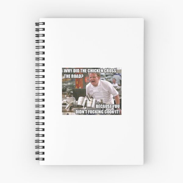 Item preview, Gordon Ramsay why did the chicken cross the road funny designed and sold by TheBritishShop.