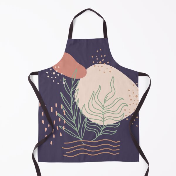 Item preview, Abstract shapes dots lines and tropical plants leaves digital design illustration 60 designed and sold by MyBlackDreams.