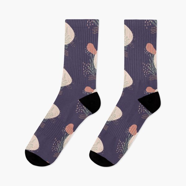 Item preview, Abstract shapes dots lines and tropical plants leaves digital design illustration 60 designed and sold by MyBlackDreams.