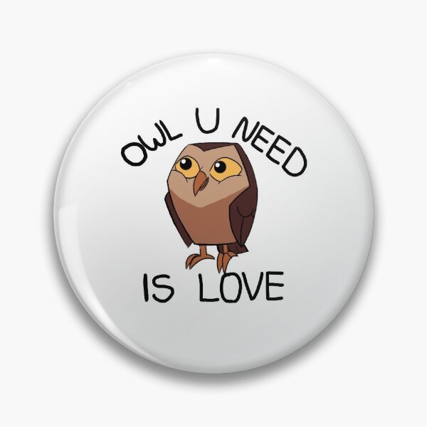 Item preview, OWL U NEED IS LOVE TRANSPARENT designed and sold by Snazzypen.