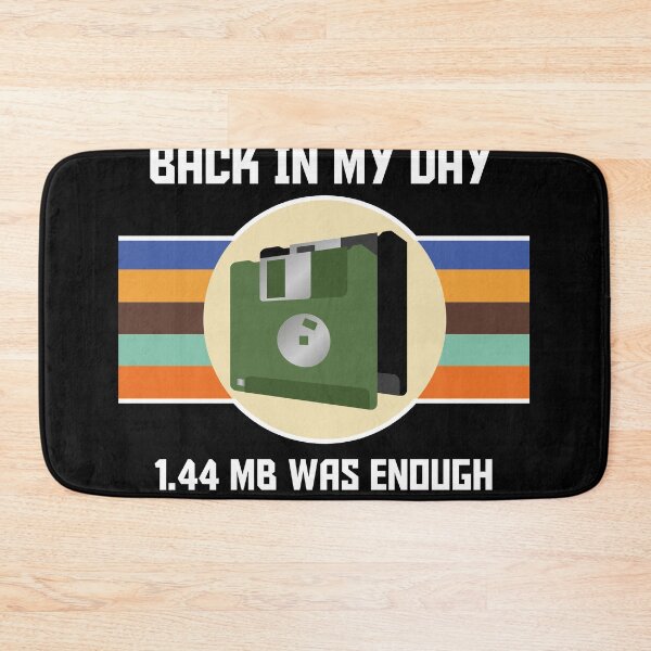 Item preview, Back in my Day 1. 44  was Enough Floppy Disc Gift for Coder  designed and sold by Rzelemenz.
