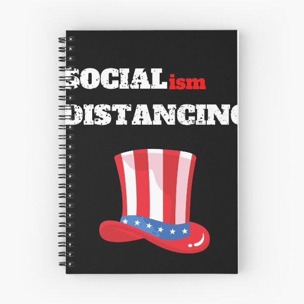 Item preview, SOCIALISM DISTANCING , Anti Socialism , Funny Social Distancing designed and sold by BECOOOL.