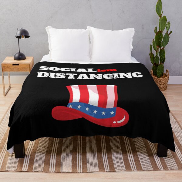 Item preview, SOCIALISM DISTANCING , Anti Socialism , Funny Social Distancing designed and sold by BECOOOL.