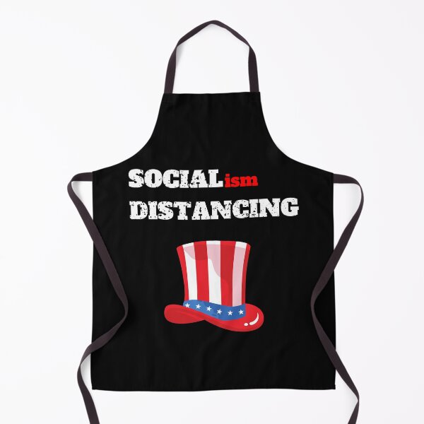 Item preview, SOCIALISM DISTANCING , Anti Socialism , Funny Social Distancing designed and sold by BECOOOL.