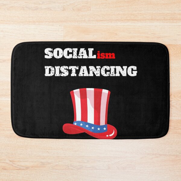 Item preview, SOCIALISM DISTANCING , Anti Socialism , Funny Social Distancing designed and sold by BECOOOL.