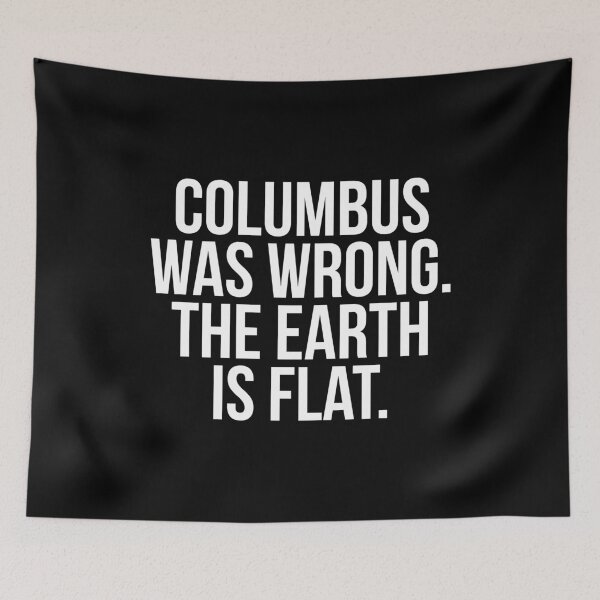 Item preview, Columbus Flat Earth designed and sold by flippinsg.