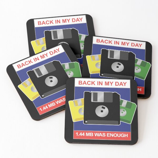 Item preview, Back in my Day 1. 44  was Enough Floppy Disc Gift for Coder  designed and sold by Rzelemenz.