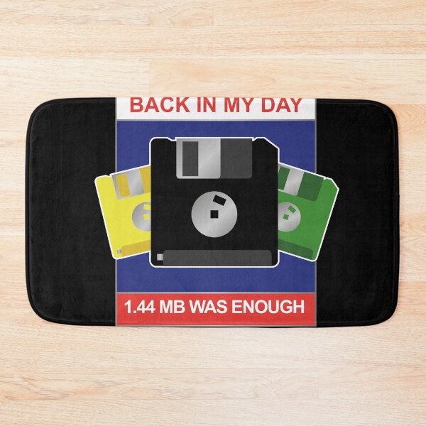 Item preview, Back in my Day 1. 44  was Enough Floppy Disc Gift for Coder  designed and sold by Rzelemenz.