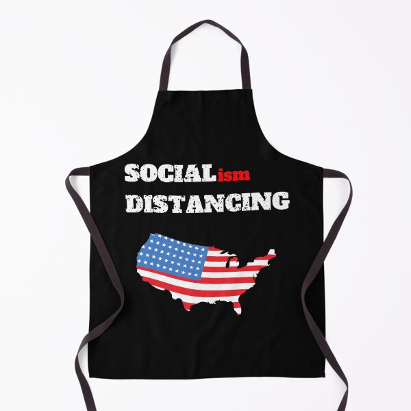 Item preview, SOCIALISM DISTANCING , Anti Socialism , Funny Social Distancing designed and sold by BECOOOL.