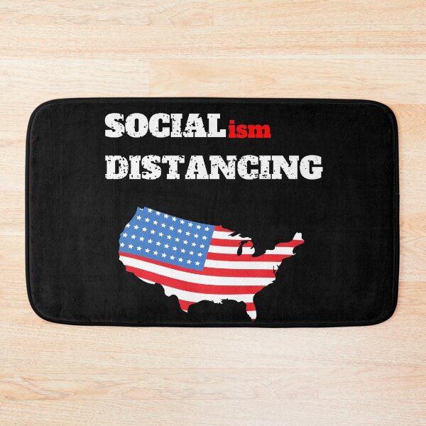Item preview, SOCIALISM DISTANCING , Anti Socialism , Funny Social Distancing designed and sold by BECOOOL.