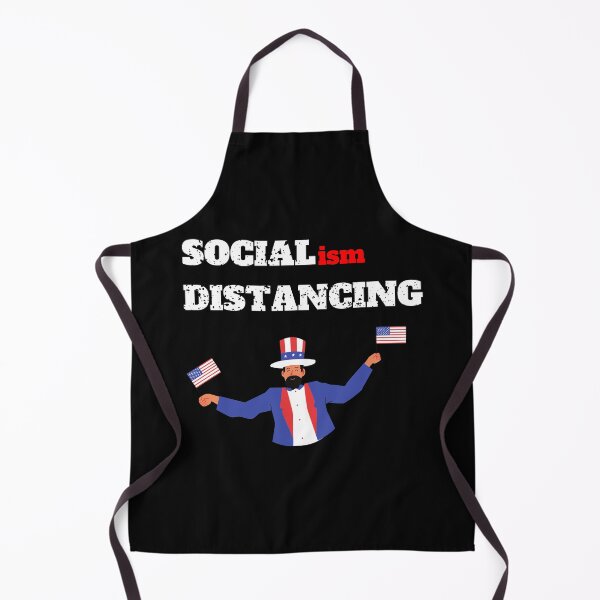 Item preview, SOCIALISM DISTANCING , Anti Socialism , Funny Social Distancing designed and sold by BECOOOL.