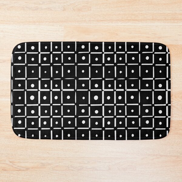 Item preview, Block Dot Game, black and White designed and sold by Meg M Studio.