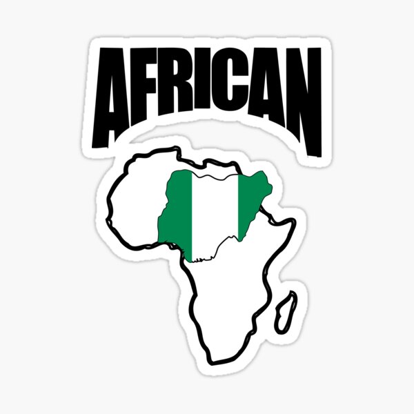 African Pride Nigeria Sticker