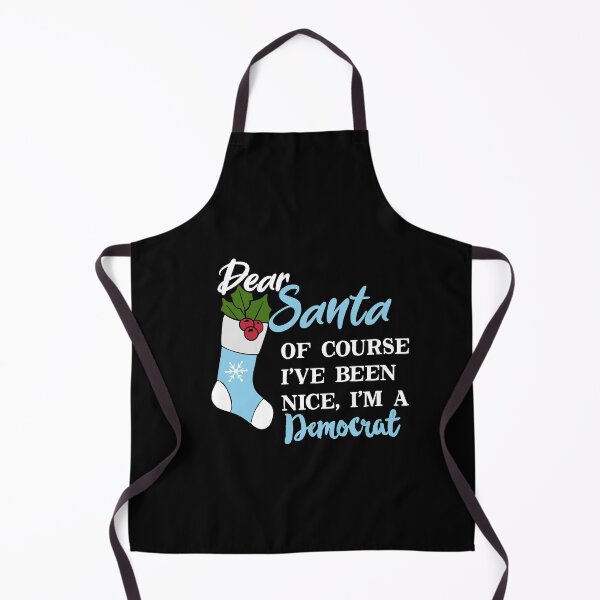 Item preview, Dear Santa I've Been Nice I'm A Democrat Funny Christmas designed and sold by RainbowPandas.