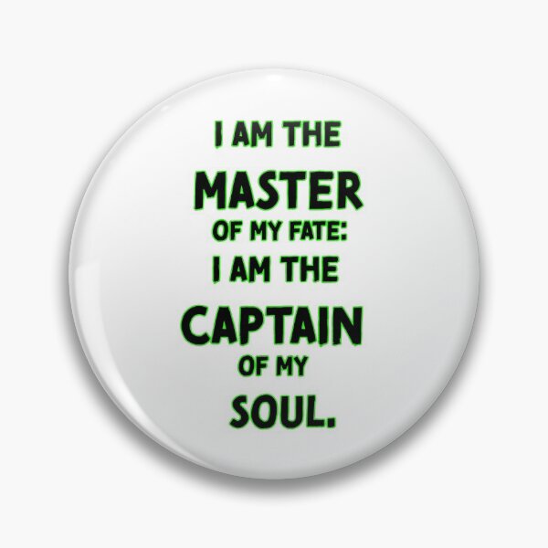 Item preview, Invictus 2 - Motivational Quote - Soul Rebel designed and sold by Forethoughts.