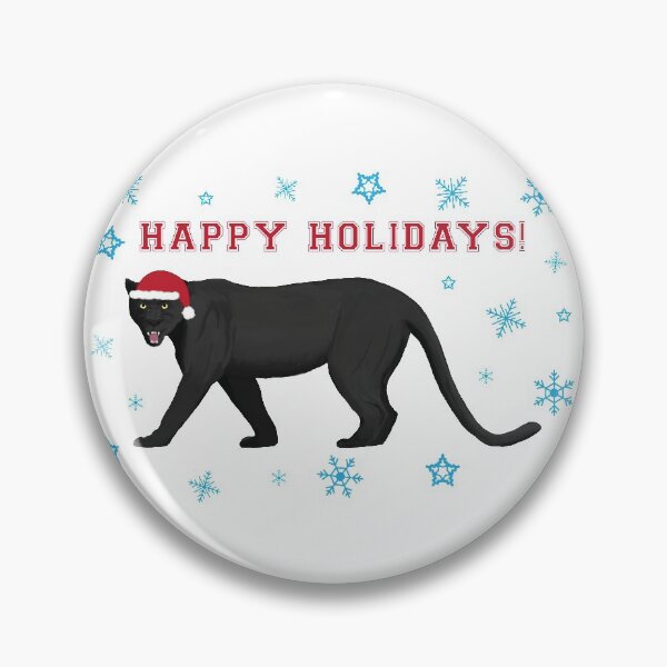 Item preview, Happy Holidays Black Panther designed and sold by cmd-art.