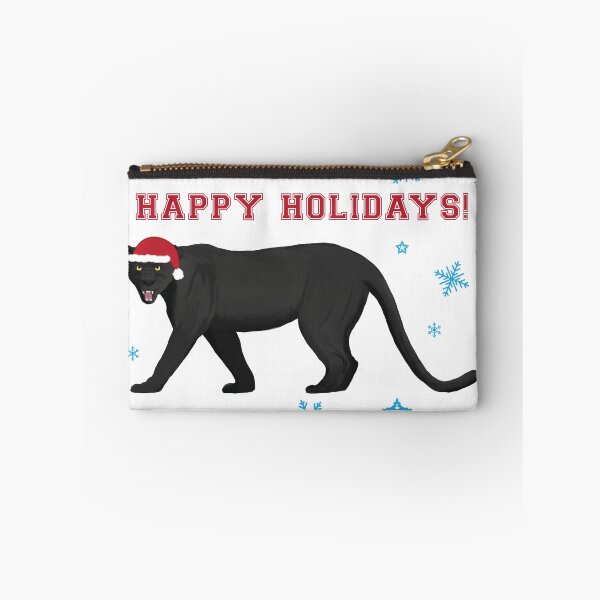 Item preview, Happy Holidays Black Panther designed and sold by cmd-art.