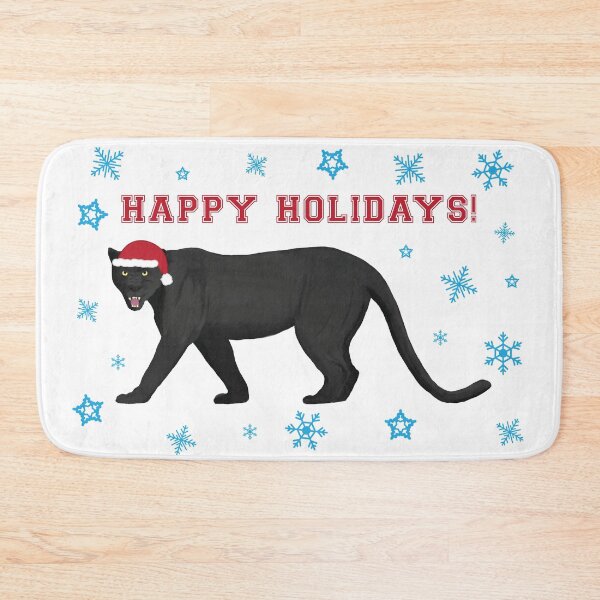 Item preview, Happy Holidays Black Panther designed and sold by cmd-art.