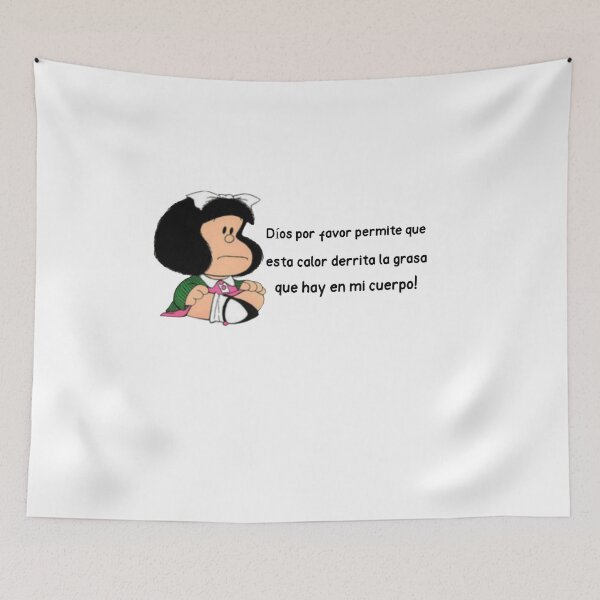 Item preview, Díos por favor permite que... funny Mafalda designed and sold by Elena's Shop.