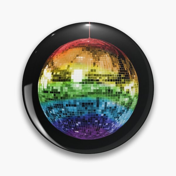 Item preview, Rainbow 1970s Disco Ball designed and sold by Deborah Camp.