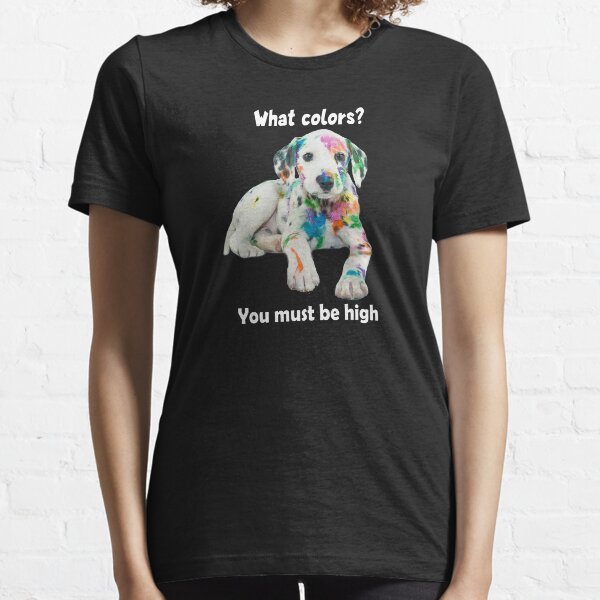 Technicolor Puppy Party Shirt (dark apparel) Essential T-Shirt