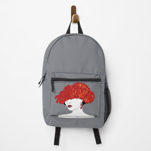 Item preview, Woman, portrait, red hat designed and sold by voicivoila.