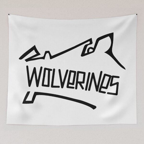 Item preview, Wolverines Symbol (Black) designed and sold by Mercatus.