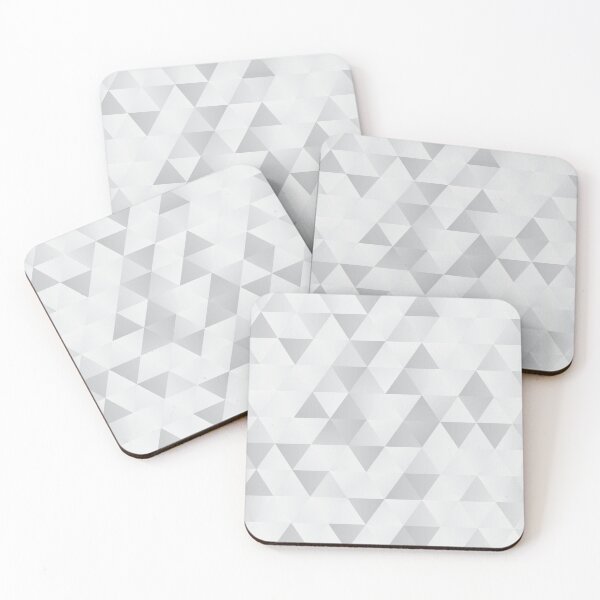 Item preview, White Triangles Abstract Pattern designed and sold by hobrath.