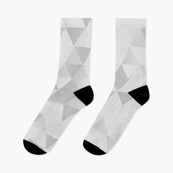 Item preview, White Triangles Abstract Pattern designed and sold by hobrath.