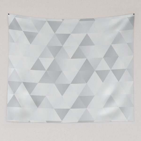 Item preview, White Triangles Abstract Pattern designed and sold by hobrath.