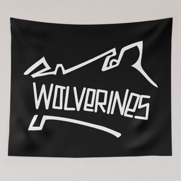 Item preview, Wolverines Symbol (White) designed and sold by Mercatus.