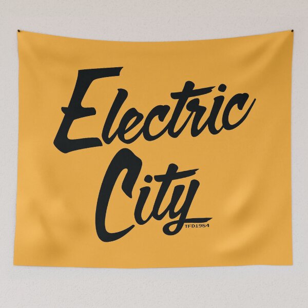 Item preview, Electric City (Black Print) designed and sold by TriforceDad1984.
