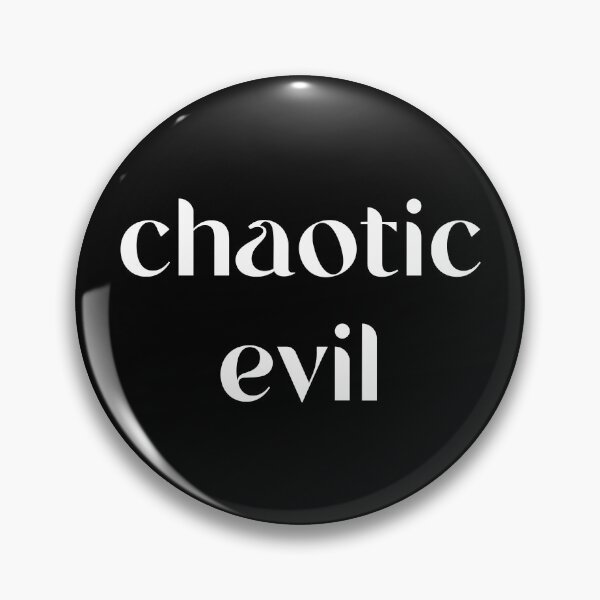Item preview, Chaotic Evil Alignment Goth DnD Dungeons and Dragons designed and sold by gothicmom.