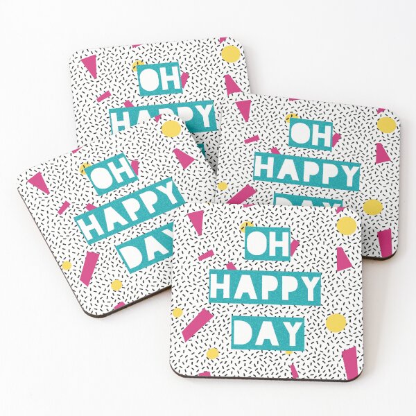 Item preview, Oh Happy Day! (White) designed and sold by flockadoodle.