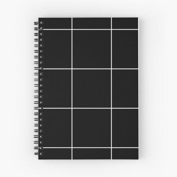 Item preview, Black Grid White Grid (Check Square Pattern) designed and sold by Rcasadesign.