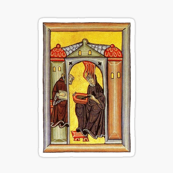 Vista previa del artículo con la obra «Illumination from the Liber Scivias (Hildegard von Bingen) », diseñado y vendido por Qrhoo.