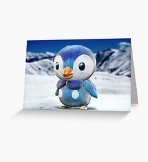 Realistic Pokemon: Piplup Greeting Card
