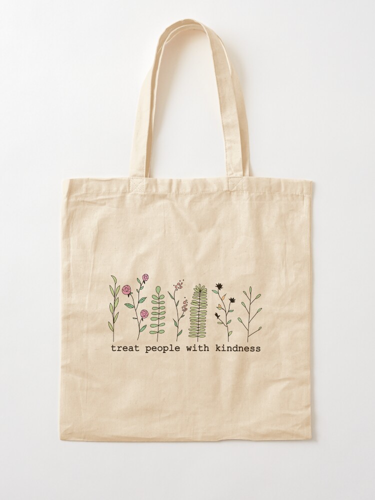 floral tote bag canvas