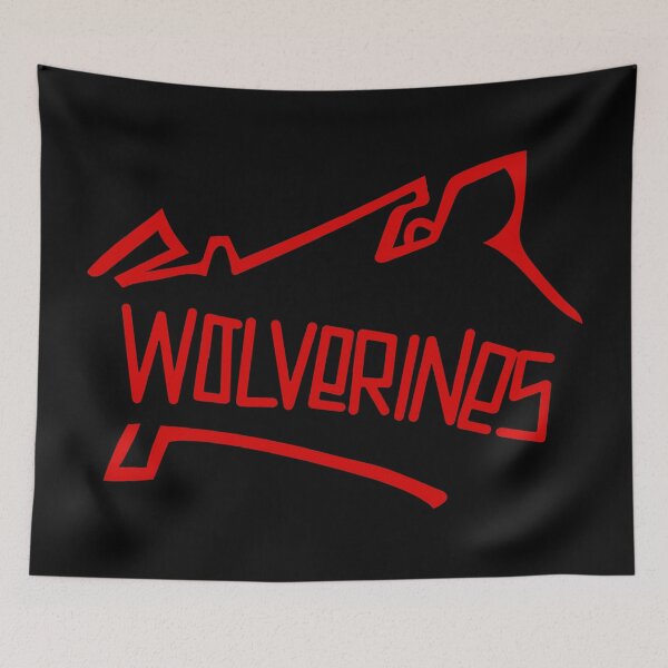 Item preview, Wolverines Symbol (Red) designed and sold by Mercatus.