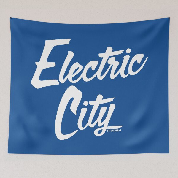 Item preview, Electric City (White print) designed and sold by TriforceDad1984.